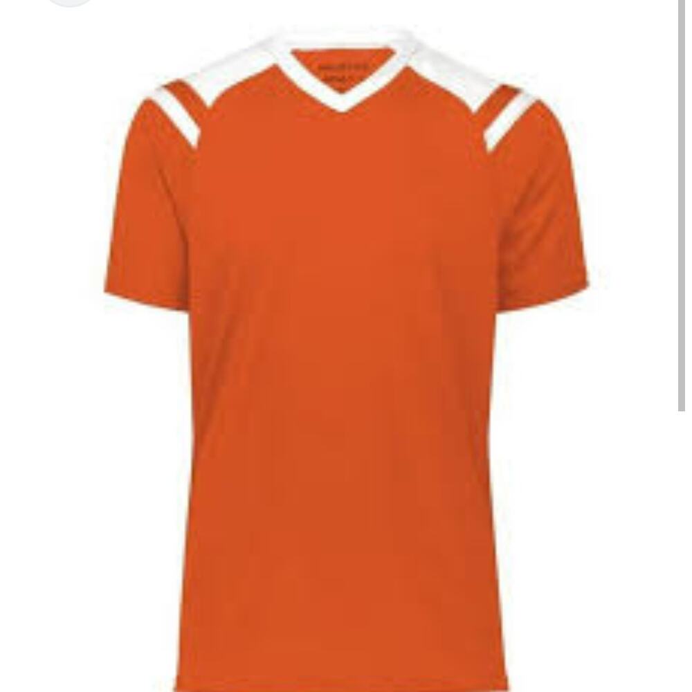 High Five Hawk Evolution Soccer Jersey Orange White Sporty Athletic Casual